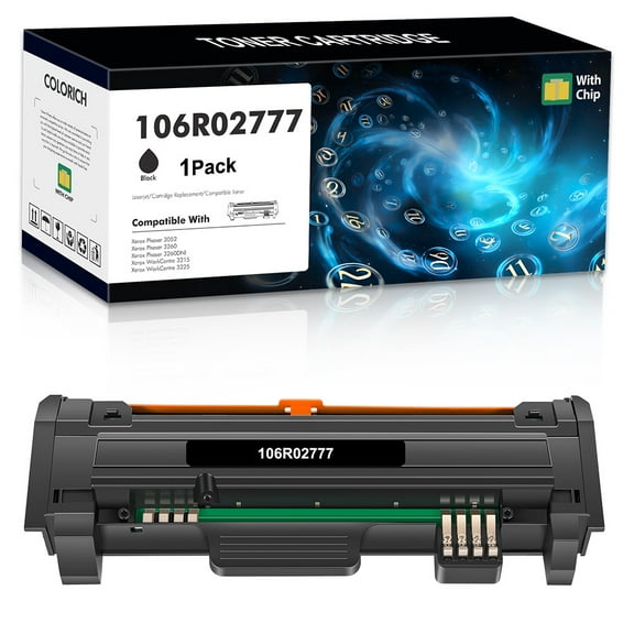 106R02777 Toner Cartridge Compatible for Xerox 3215 Phaser 3260DI 3260DNI 3260 3052 WorkCentre 3215NI 3225DNI 3225 106R02777 Printer (Black, 1-Pack)