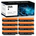 thumbnail image 1 of Colorich Compatible Toner Cartridge for HP 30A CF230A Laserjet Pro MFP M203dw M227fdw M227fdn M203d M203dn M227sdn M227 M203 (Black, 8 Pack), 1 of 8