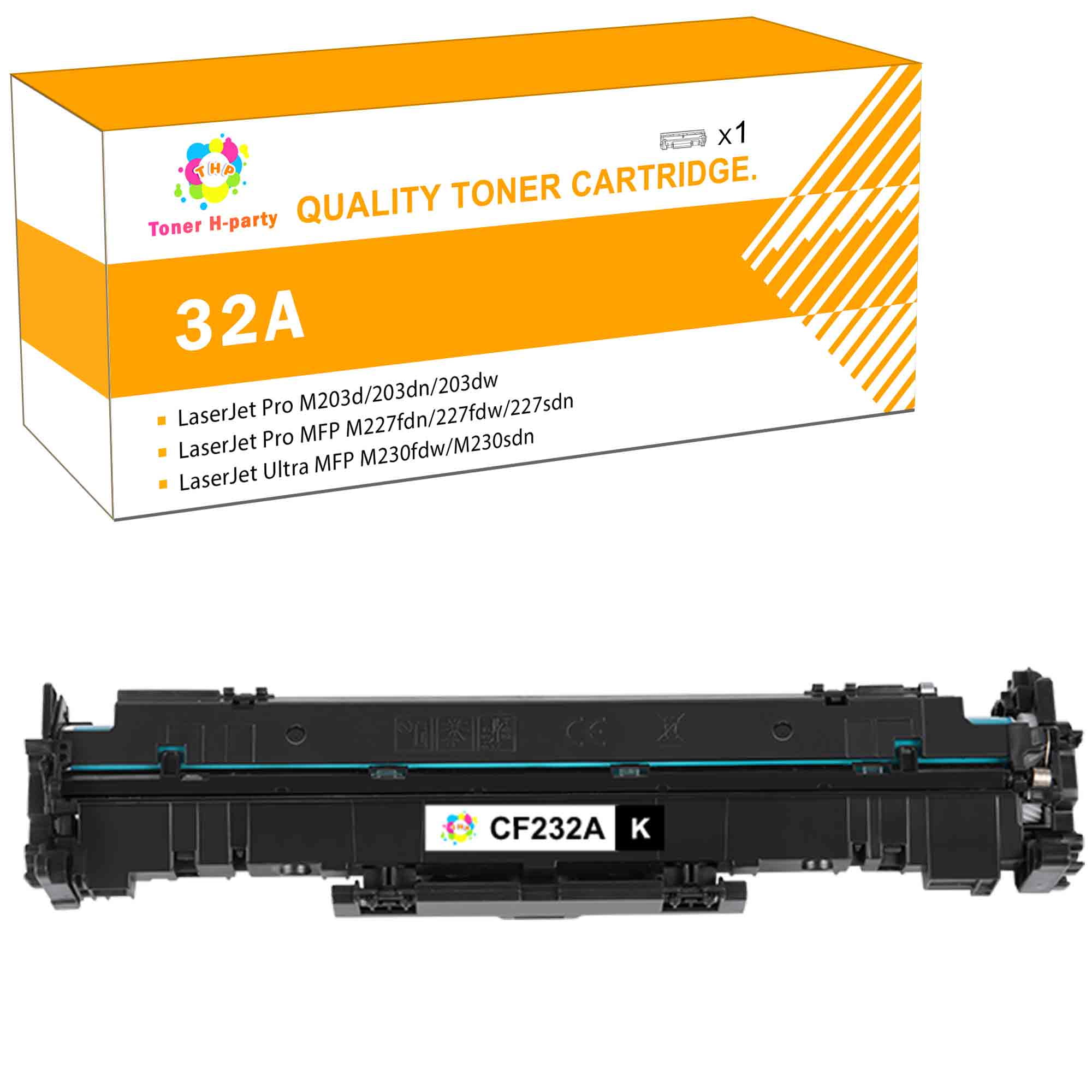Toner HParty Drum Unit 32A Compatible for HP 32A CF232A LaserJet Pro M203d 203dn 203dw Pro MFP