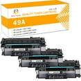 thumbnail image 1 of Toner H-Party Q5949A 49A 49a toner Compatible Toner Cartridge for P2014 P2014n P2015 P2015d 1320 1320n 1320tn 1320nw Printer (Black，3 Pack，3000 Pages), 1 of 10