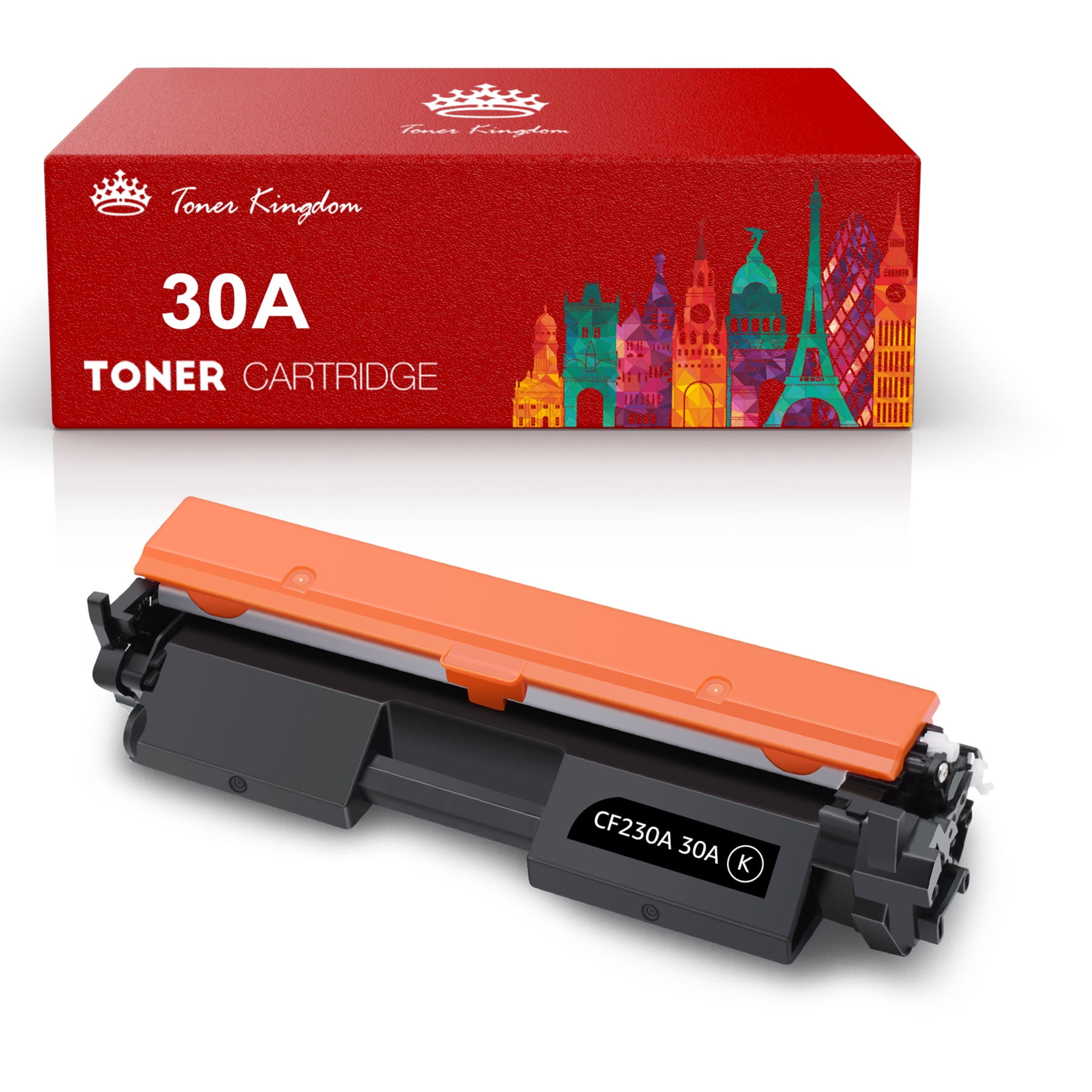 Toner Kingdom Compatible Toner Cartridge Replacement for HP CF230A 30A LaserJet M203dw LaserJet
