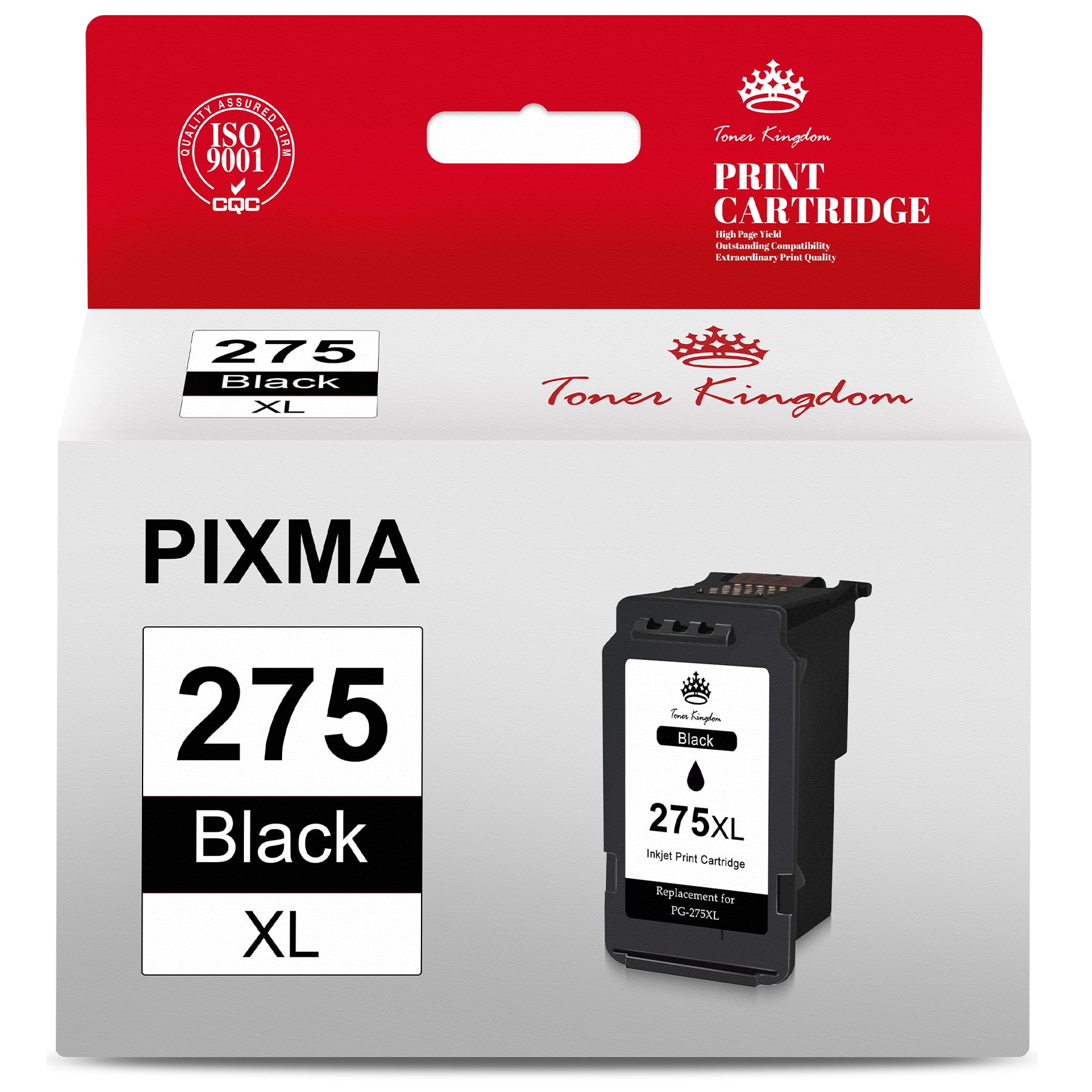 Toner Kingdom Ink Cartridge for Canon 275 Ink PG 275 for PIXMA TS3520 TS3522 TS3500 TR4720 TR4722 TR4700 Printer(1 Black) Toner Kingdom Ink Cartridge for Canon 275 Ink PG 275 for PIXMA TS3520 TS3522 TS3500 TR4720 TR4722 TR4700 Printer(1 Black)