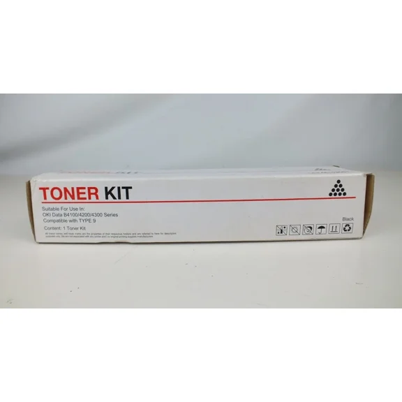 Toner Kit - Oki Data B4100/4200/4300 Series - Compatible With Type 9