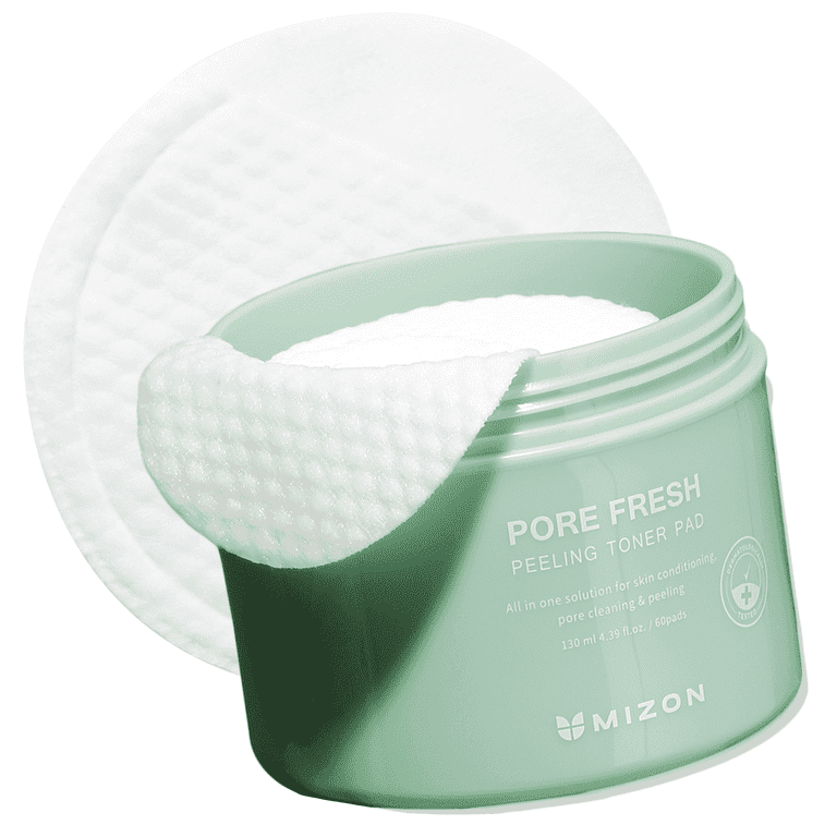 パック・フェイスマスク orara Green Tea Calming Peeling TonerPad Mizon Pore Fresh Peeling Toner Pads, Tea Tree, Turmeric