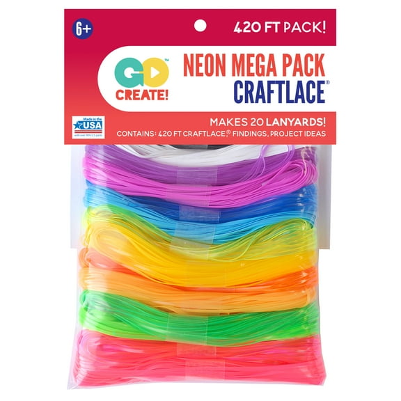Toner Plastics CraftLace Neon Mega Pack (3 Pack)