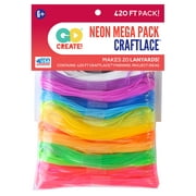 Toner Plastics CraftLace Neon Mega Pack 3 Pack