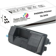 Toner Pros Compatible Toner Cartridge Replacement for Kyocera TK-3412 TK3412 Black Toner Catridge 1T0C0X0US0 for ECOSYS PA5000x Model Laser Printer