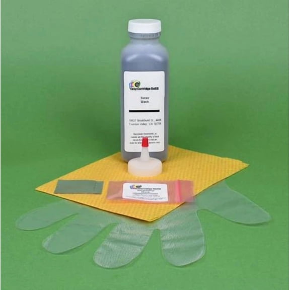 Toner Refill Kit W/Chip For Lanier Sp 3300 3300D 3300Dn 406212. 160Gr. 5K Pages