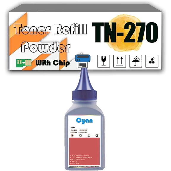 Toner Refill Powder Compatible for Brother TN-270 TN270 Toner Cartridges Replacement for HL-3040CN 3040CW 3070CW 3140CW 3150 3170CDW 3160CDW 3190CD L3230CDW L3270CDW 4150CDN L8250C