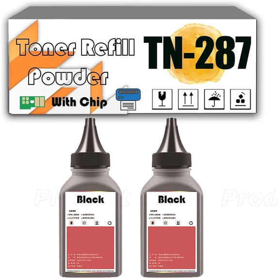 Toner Refill Powder Compatible for Brother TN-287 TN287 Toner Cartridges Replacement for HL-3040CN 3040CW 3070CW 3140CW 3150 3170CDW 3160CDW 3190CD L3230CDW L3270CDW 4150CDN L8250C