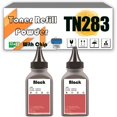thumbnail image 1 of Toner Refill Powder Compatible for Brother TN283 TN287 TN281 TN285 TN263 TN261 TN379 TN370 TN471 Toner Cartridges Used with HL-3040CN 3040CW 3070CW 3140CW 3150 3170C Printers, 1 of 7