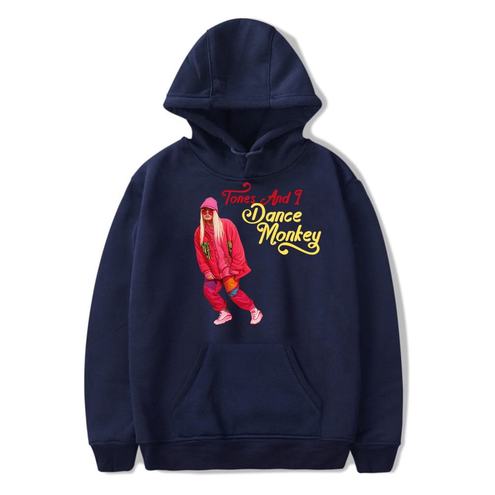 Tones And I merch dance monkey hoodies music fans drawstring hoodies ...