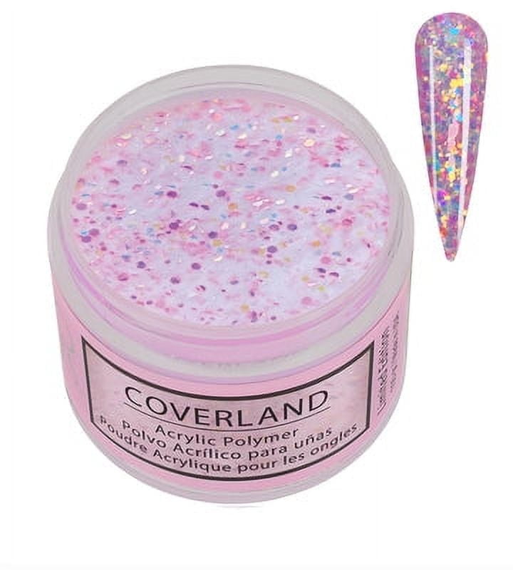 Tones Coverland Acrylic Nail Powder "Bubble Gum " - Limited Edition Acrylic Powder for Nail Design, Sculpting, and Masking Nail Bed Imperfections - Professional Acrylic Nail Supplies (1.5 Oz)