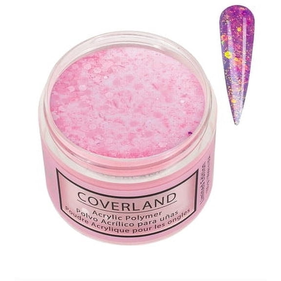 Tones Coverland Acrylic Nail Powder "Chic and Curvy" - Limited Edition Acrylic Powder for Nail Design, Sculpting, and Masking Nail Bed Imperfections - Professional Acrylic Nail Supplies (1.5 Oz)