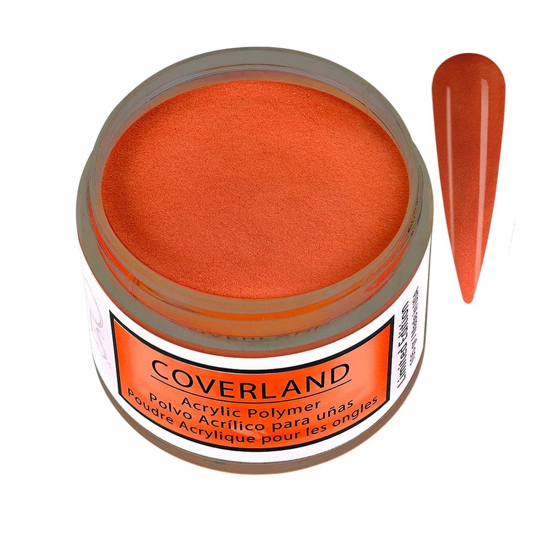 Tones Coverland Acrylic Nail Powder "Ginger Apricot" - Limited Edition Acrylic Powder for Nail Design, Sculpting, and Masking Nail Bed Imperfections - Professional Acrylic Nail Supplies (1.5 Oz)