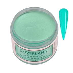 Tones Coverland Acrylic Nail Powder "Mint Cream" - Limited Edition Acrylic Powder for Nail Design, Sculpting, and Masking Nail Bed Imperfections - Professional Acrylic Nail Supplies (1.5 Oz)