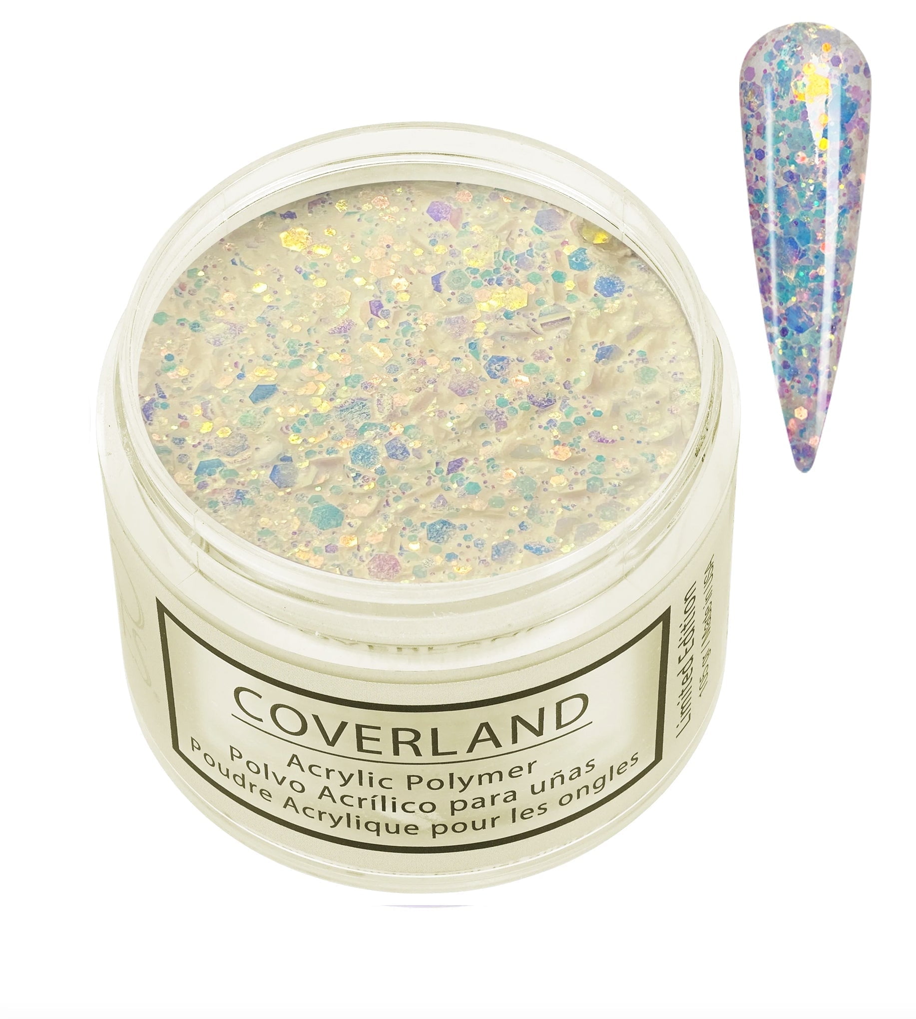 Tones Coverland Acrylic Nail Powder "Opal" - Limited Edition Acrylic Powder for Nail Design, Sculpting, and Masking Nail Bed Imperfections - Professional Acrylic Nail Supplies (1.5 Oz)