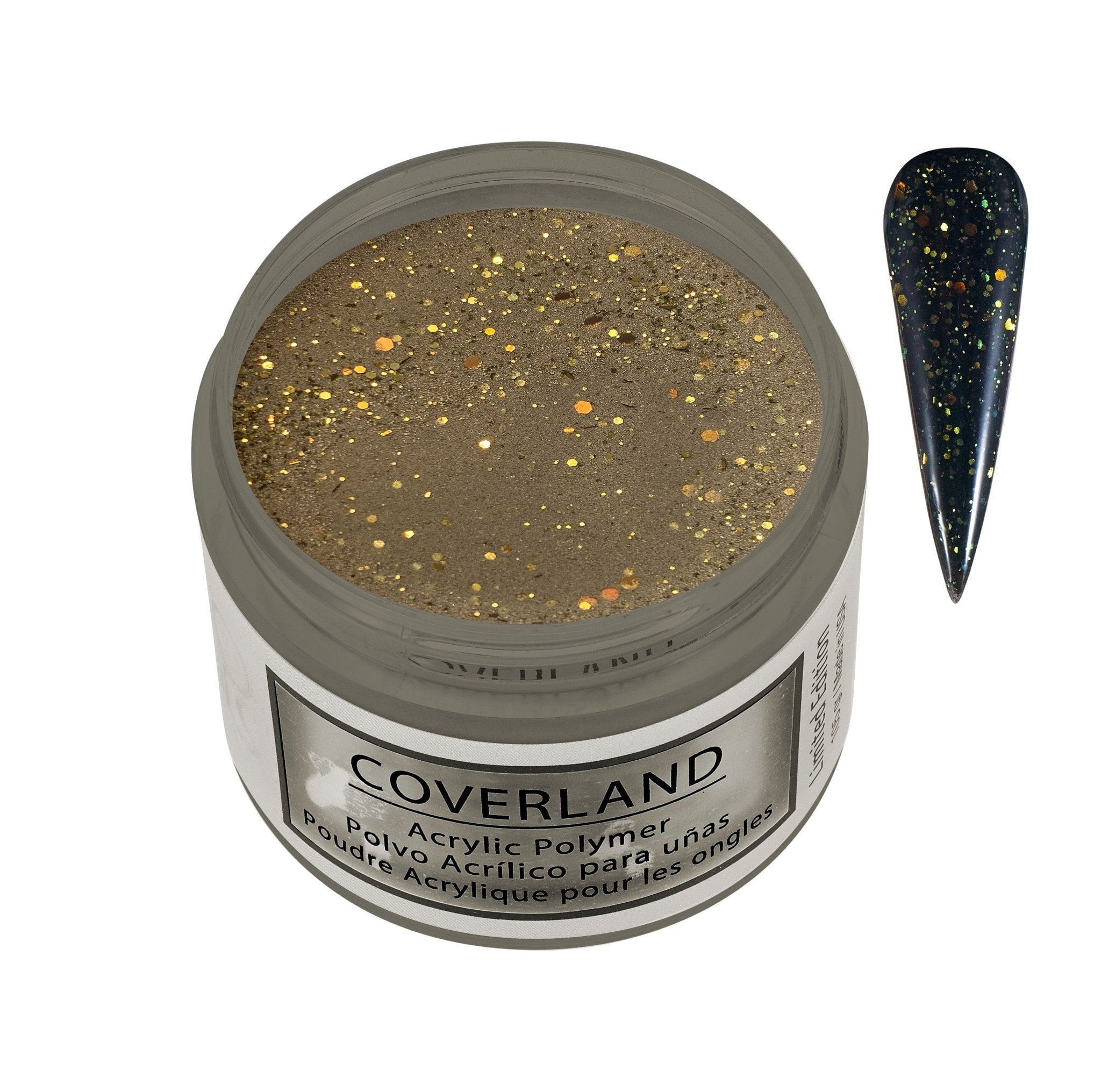 Tones Coverland Acrylic Nail Powder "Orion Stars" - Limited Edition Acrylic Powder for Nail Design, Sculpting, and Masking Nail Bed Imperfections - Professional Acrylic Nail Supplies (1.5 Oz)