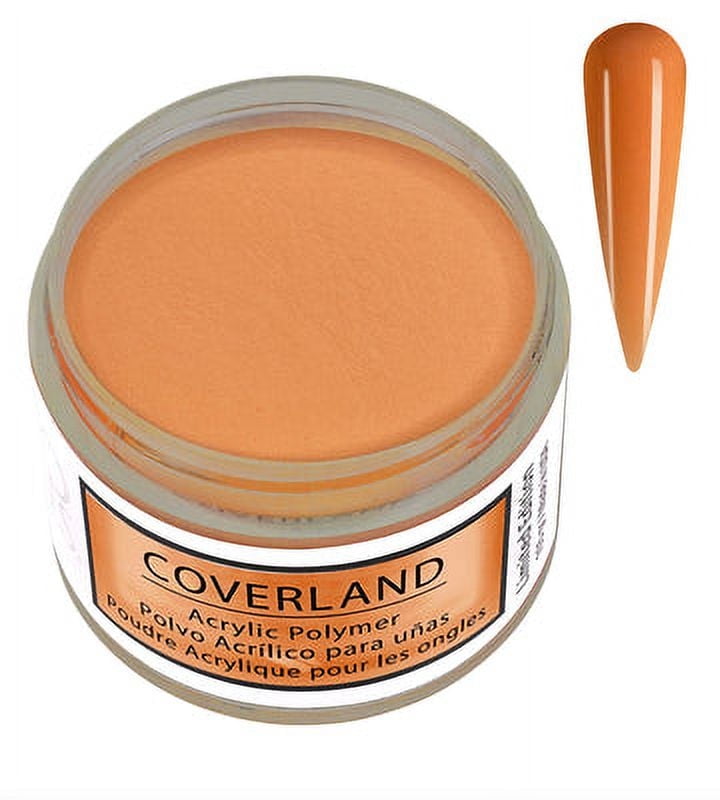 Tones Coverland Acrylic Nail Powder "Peachy Sunset" - Limited Edition Acrylic Powder for Nail Design, Sculpting, and Masking Nail Bed Imperfections - Professional Acrylic Nail Supplies (1.5 Oz)