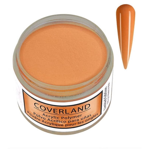Tones Coverland Acrylic Nail Powder "Peachy Sunset" - Limited Edition Acrylic Powder for Nail Design, Sculpting, and Masking Nail Bed Imperfections - Professional Acrylic Nail Supplies (1.5 Oz)