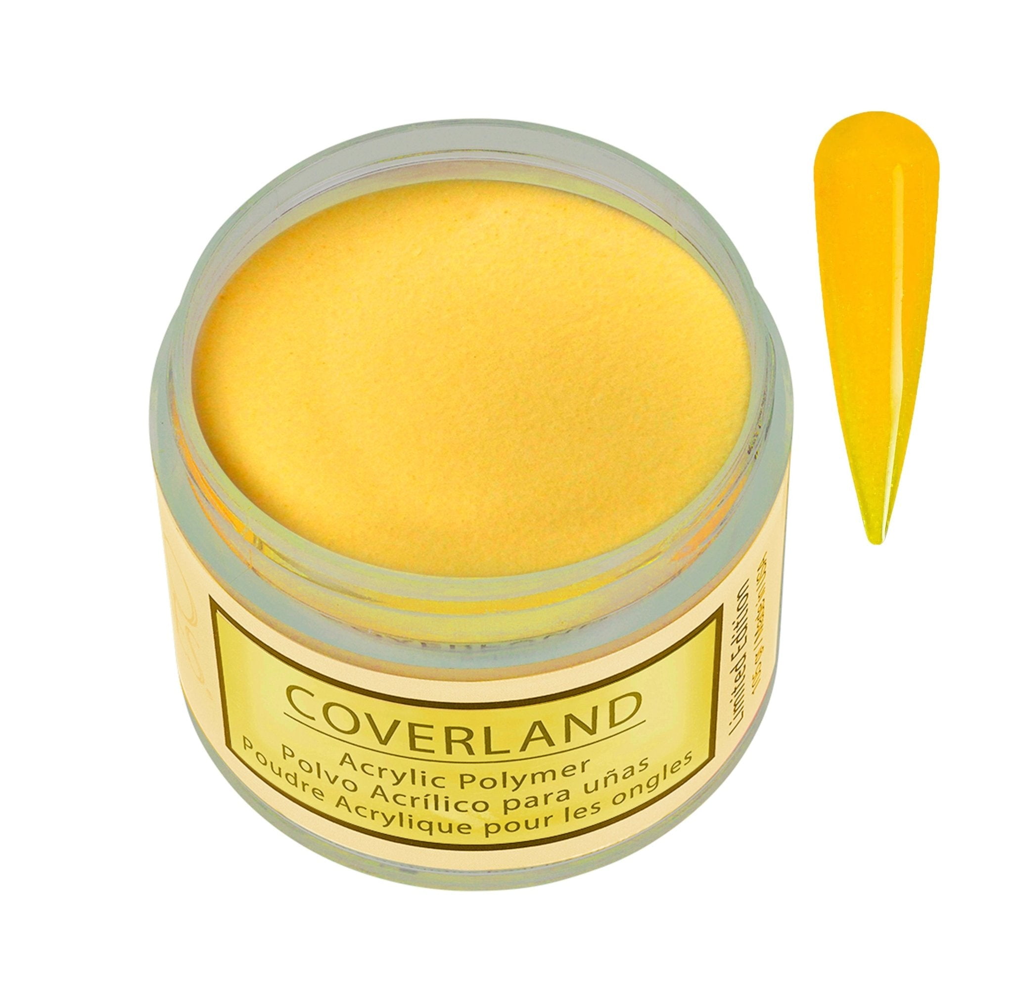 Tones Coverland Acrylic Nail Powder "Sunflower" - Limited Edition Acrylic Powder for Nail Design, Sculpting, and Masking Nail Bed Imperfections - Professional Acrylic Nail Supplies (1.5 Oz)