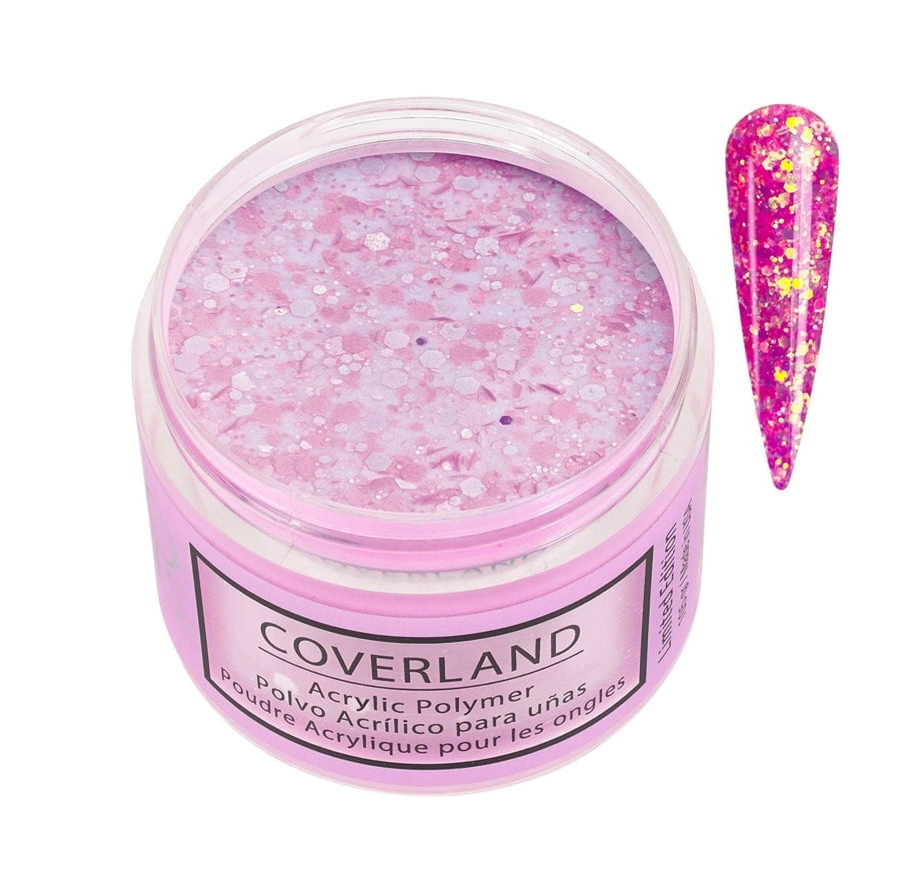 Tones Coverland Acrylic Nail Powder "Vacation Mode " - Limited Edition Acrylic Powder for Nail Design, Sculpting, and Masking Nail Bed Imperfections - Professional Acrylic Nail Supplies (1.5 Oz)