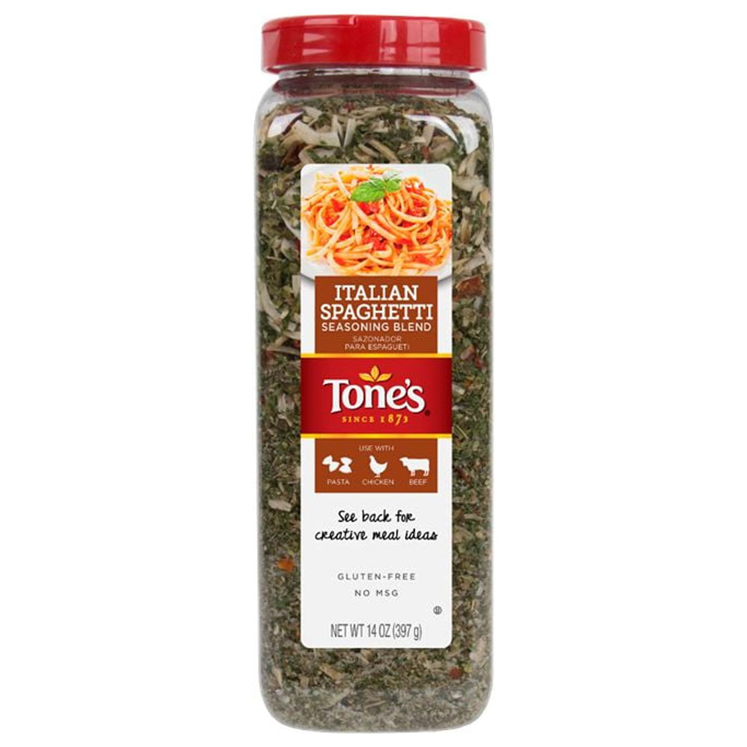 Tones Italian Spaghetti Seasoning Blend, 14 Ounce