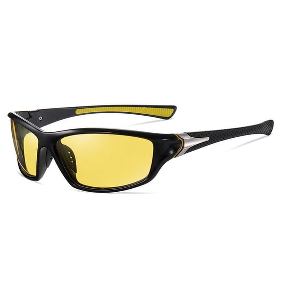Tonewbye Polarized Sports Sunglasses for Men, Mens Sunglasses Wrap Around UV Protection for Cycling Fishing Driving