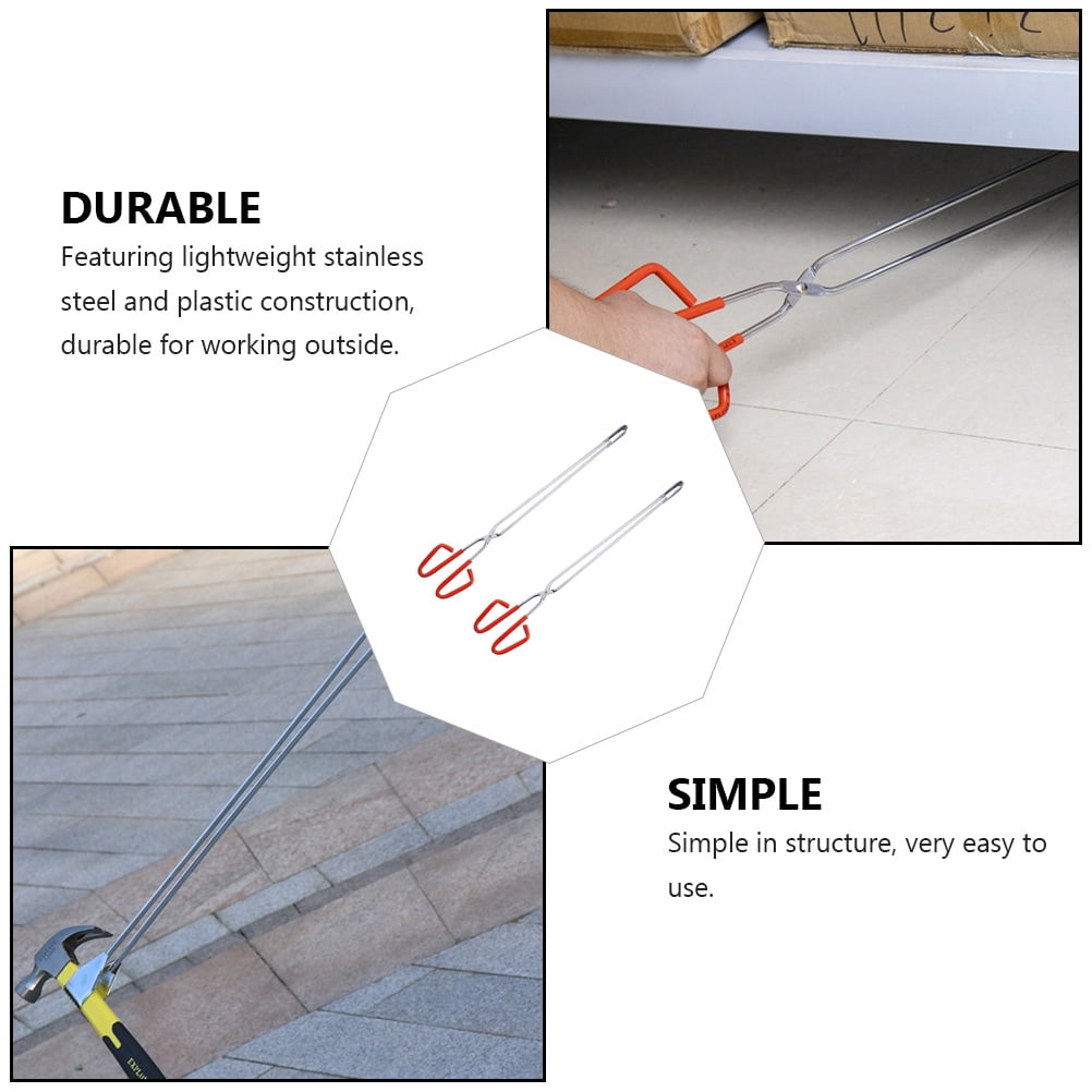 Tong Charcoal Barbecue Grabber Scissor Tongs Campfire Scissors Serving