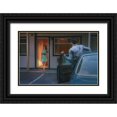 thumbnail image 1 of Tong, Fang 32x23 Black Ornate Wood Framed with Double Matting Museum Art Print Titled - On The Road 7, 1 of 4