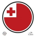 thumbnail image 1 of Tonga Flag - 5" Vinyl Sticker - For Car Laptop I-Pad - Waterproof Decal, 1 of 1