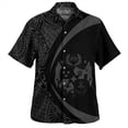 thumbnail image 1 of Tonga Hawaiian Shirts For Men Clothes 3d Printed Polynesian Short Sleeves Lapel Oversized Blouse Tops Summer Casual Button Shirt, 1 of 6