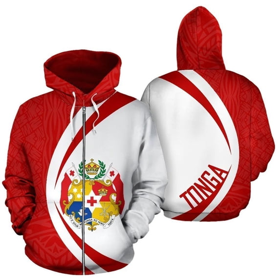 Tonga Polynesian Hoodie Circle Style New All Printed Men Women Zip Up Hoodies Trendy Street Harajuku Pullover Tops Y2k Clothes