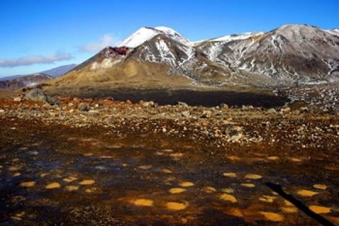 Tongariro NP New Zealand Volcanic plateau Canvas Art - Micah Wright  DanitaDelimont (36 x 24)