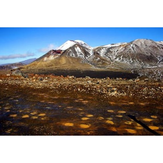 Tongariro NP, New Zealand, Volcanic plateau Poster Print by Micah Wright (26 x 17)