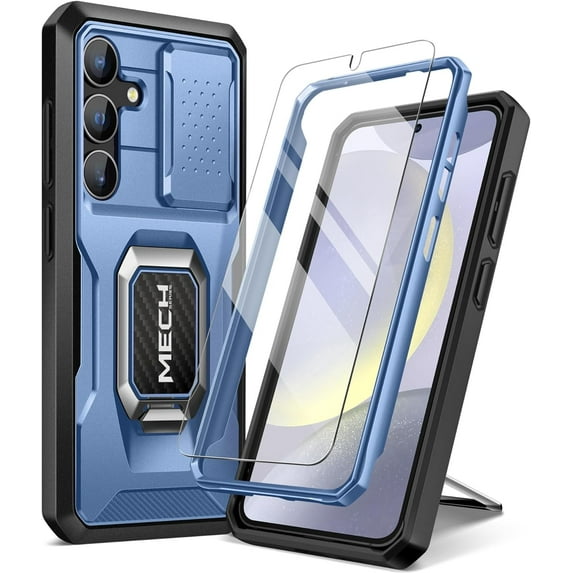 Tongate Heavy Duty Rugged Case with Kickstand for Samsung Galaxy S24, Military-Grade Protection