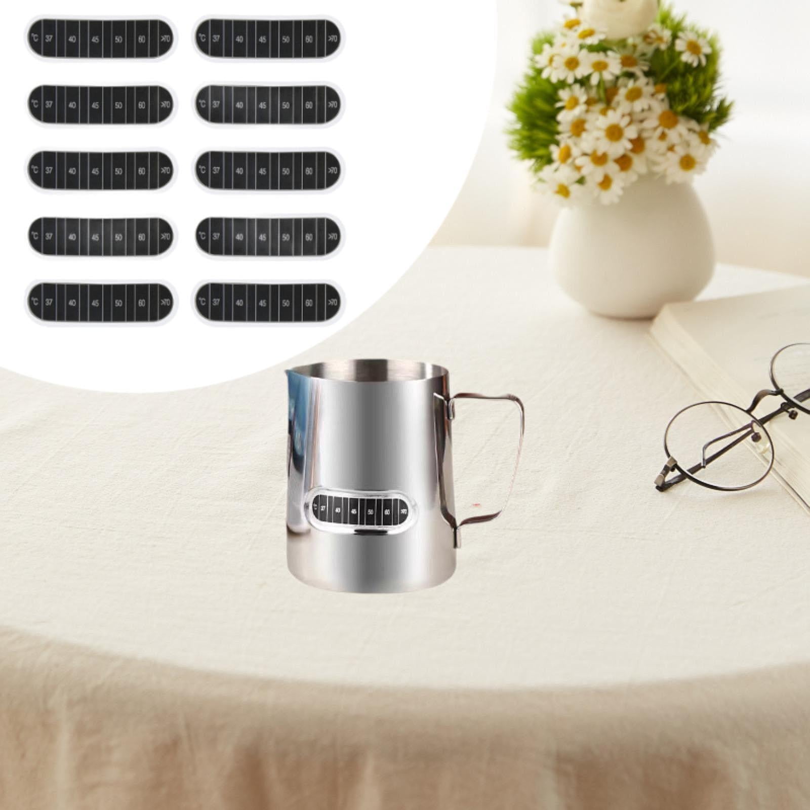 Tongina 10x Temperature Strips Adhesive Sticky Thermometer Strip for Cup Kettle and Mug