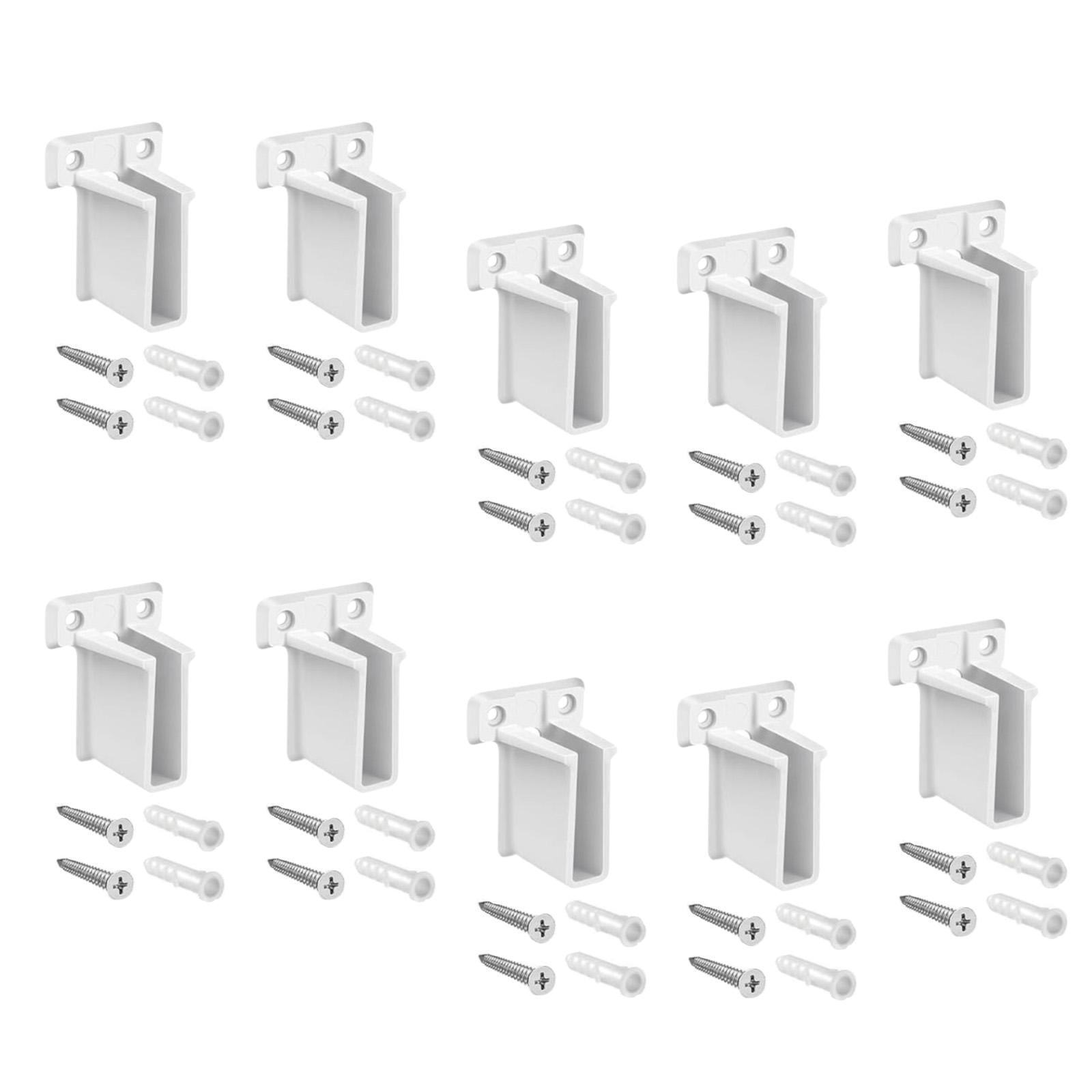 Tongina 10x Wire Shelf End Brackets Closet Shelves Brackets Accessory