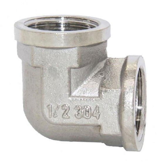 Tongina 2x1/2'' Stainless Steel Female Thread Pipe Fitting Coupling Connector #2