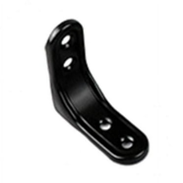 Tongina 2xHeavy Duty Shelf Bracket Wall Hanging Shelve L Shaped Brackets Black 2Inch , Black 2Inch, 2 Pcs
