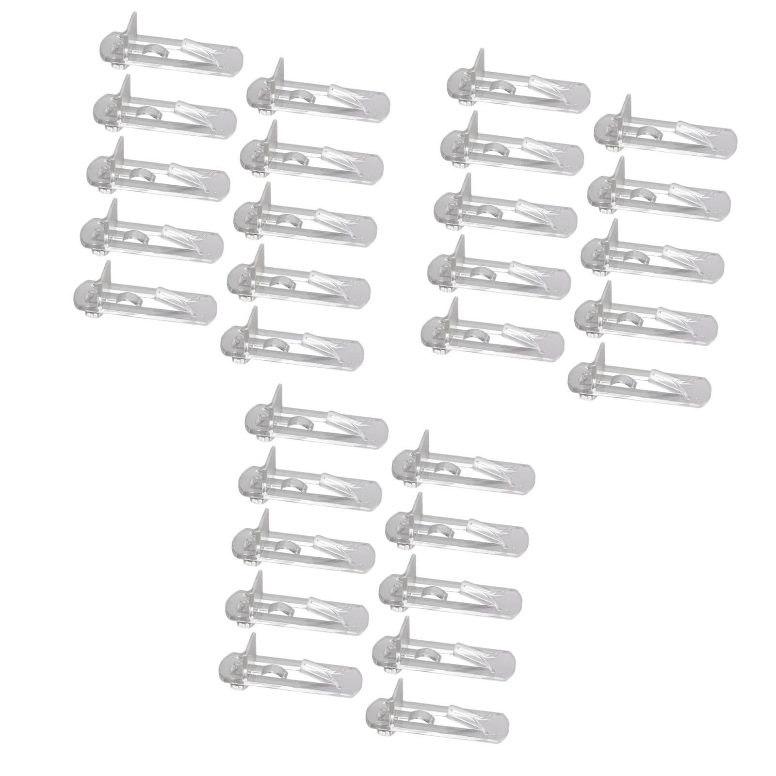 Tongina 30Pcs Locking Shelf Support Pegs Shelf Clips Replacement Shelf Pins Shelf Pegs for