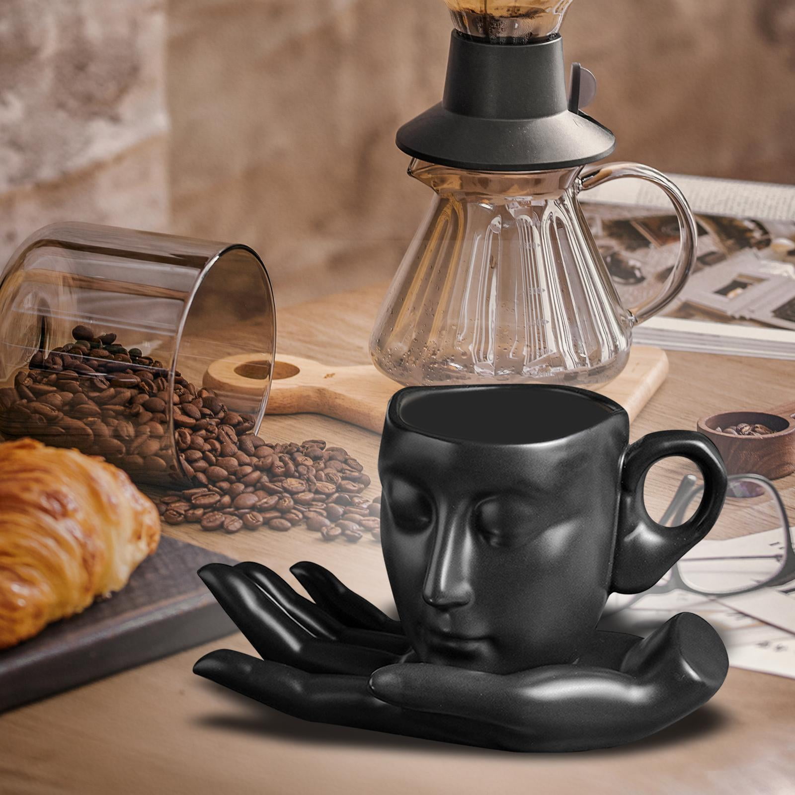 Tongina 3D Human Face Mug ,260ml, Table Arts,Novelty,Ceramic Coffee Mug