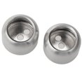 thumbnail image 1 of Tongina 6x2pcs Wardrobe Pipe Bracket Hanging Rail Rod Support Socket Inner dia 19mm 6 Pcs, 1 of 8