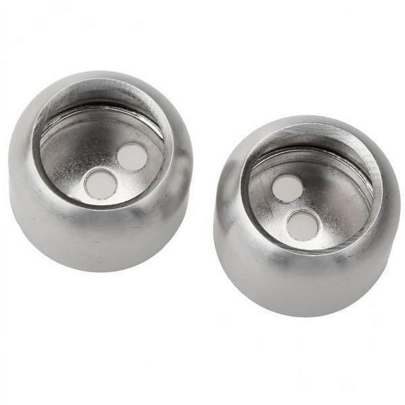 Tongina 6x2pcs Wardrobe Pipe Bracket Hanging Rail Rod Support Socket Inner dia 19mm 6 Pcs