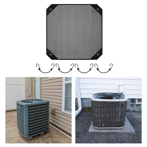 Tongina Air Cover Outdoor Cover ,Protective Oxford Cloth with Hooks Mesh Cover Universal for Outside Unit 71cmx71cm