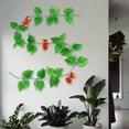 thumbnail image 1 of Tongina Artificial Flower Greenery Rattan Fake Leaves Rattan for Garden Decoration Artificial Fruit Leaves Rattan Vine for Party Home Strawberry, 1 of 8