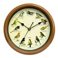Tongina Bird Wall Clock Bird Clock with Sound,that Sings on Hour Decorative Clock Hanging Clock