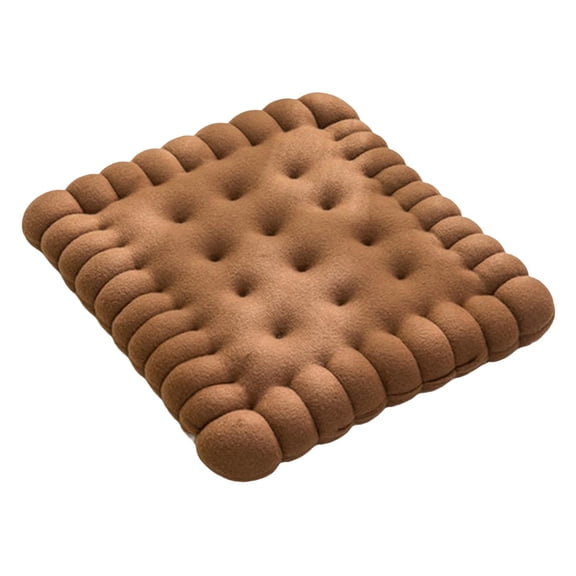 Tongina Biscuit Shaped Seat Cushion, Seating Cushion, Soft Multifunctional Floor Cushion Pad Chair Pad for Yoga Sofa Bed Balcony Home Deep Coffee