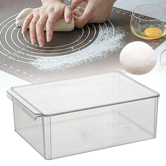 Tongina Bread Proofing Box Storage Container Fruit Bin Baking Accessory Ball Proofing Containers for Refrigerator Kitchen
