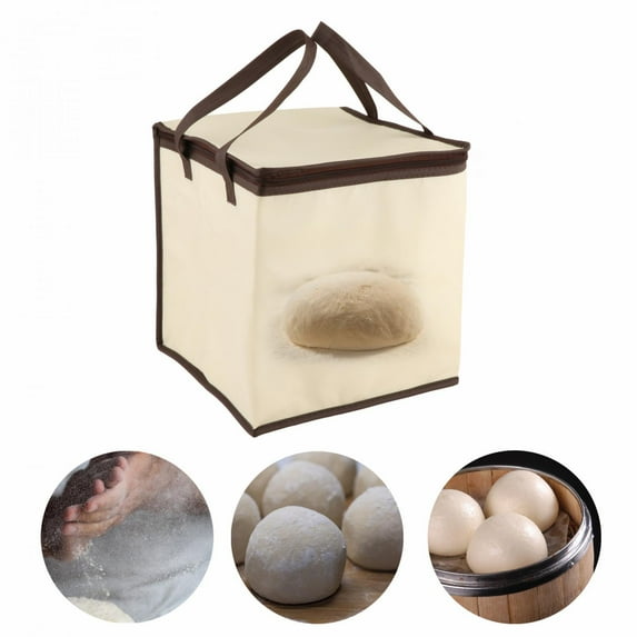 Tongina Bread Sour Warmer Handle Heat Preservation Thermal Foldable with Warming Mat Sour Starter Warmer for Tempeh 35L